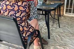 Stepmom And Stepson Engage In Intense Mutual Masturbation Outdoors Leading To Creampie