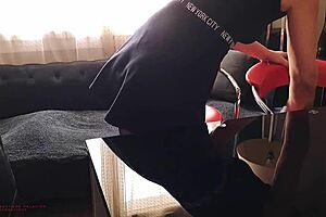 She says, 'Was this cleaning or did you just fuck me hard?'