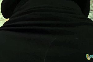 Blonde milf stevie lix wanks her stepson's huge boner crazily