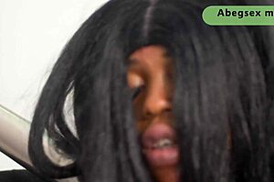 fucked my step brother on the stairs and squirt on his huge black dick