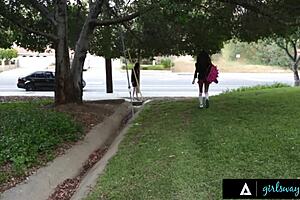 veronica rodriguez gets disciplined by jelena jensen with scissoring