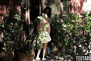 Innocent teen lesbian gets fucked by pastor's MILF wife!