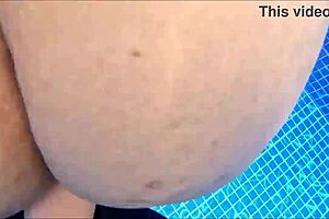 Milf Prefers Dick Over Food In Pool