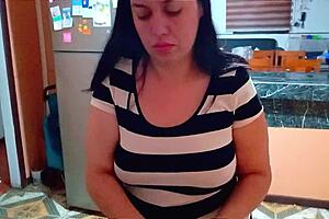 My Stepsons Friend Came Over to Fuck Me While I Was Washing Dishes