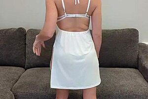 a new try on with the girl next door big tits blue eyes small waist milf redhead cougar roleplay tits neighbors