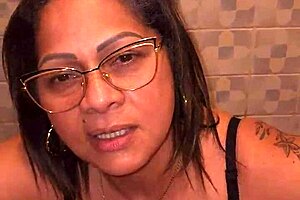 my mother-in-law caught me masturbating with her panties and gave me a blowjob, part 1