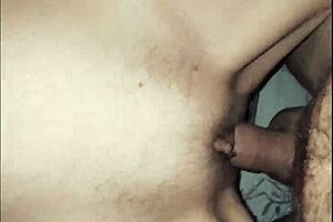 Skinny mature wife films with husband.