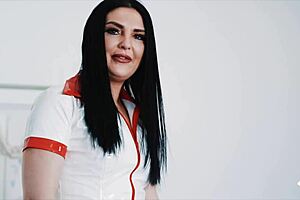 exotic fetish nurse helps patient with chronic issues using various methods