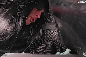 Fucking stepmom's ass in the washing machine