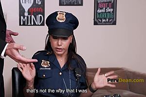 i'm the cop getting a reality check from brandy salazar at the office, oops i mean desk.