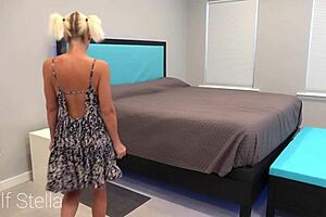 Stepdaughter Shares Hotel Bed With Stepdad!