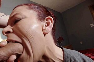 i'm throating my neighbor's wife in this rough session