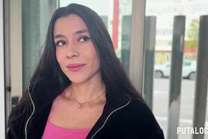 Putalocura: Torbe Catches Latina Skinny Redhead Black and Fucks Her Dirty