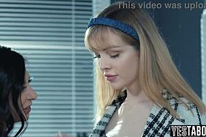 Watch milf lick teen secretary's pussy