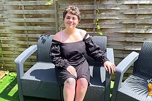 Betty fucks big tits in ffm threesome.