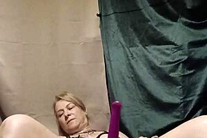 Watch me, the housewife slave, orgasm in bondage doggystyle outdoor