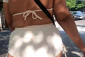 Walking In Public Wearing Mini Shorts