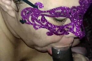 watch this mature woman get greek kiss and cum in ass