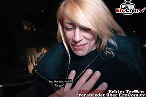 Sandy's erotic date in public POV