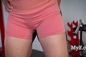 an exercise you wouldnt want to miss milf in gym - sophia locke 💪