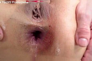 Wow, 2 cocks in Lunita Galactica's small 18+ ass with pissing, dap, and dp!