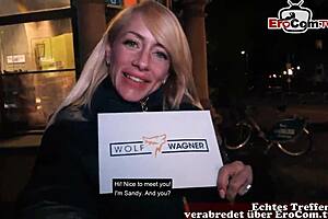 Sandy's erotic date in public POV