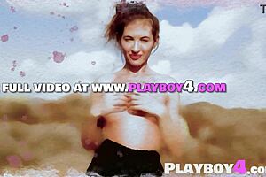 Petite milf babe exposing her stunning body and sexy milf posed outdoor