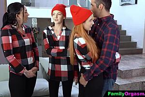 Familyorgasm - Teen 18+ Plows Her Step Dad At Family Meeting