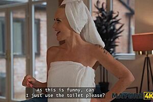 This Milf Neighbor Got So Horny She Fucked The Robber And Sucked His Cock In Uniform.