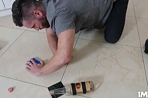 Cherie Deville Riding The Studs Huge Rod Making Her Big Tits Bounce Until He Bursts His Load