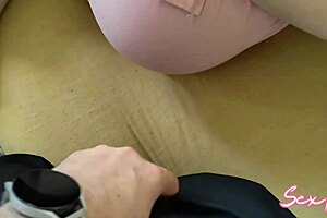 Free use milf relaxes watching tv