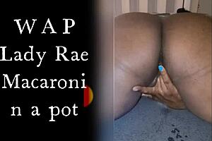 Lady Raex Wet Ass Pussy Masturbation Close Up