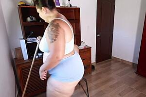 My pretty latina wife, desperate employee, wanted to fuck in the office with monster cock