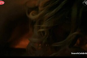 Kimberley Klaver shows off her big tits nude