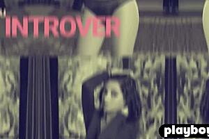 Lana Rhoades Stripteasing Naked, Exposing Amazing Curvy Body and Big Ass Before Posing.