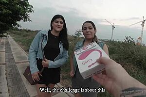 stranger pays for vibrator experience at mall.