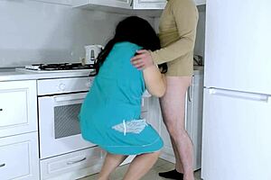 stepmom sucks stepson's dick and gets anal 😈