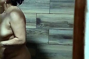 Spying On My Sister-In-Law Shaving And Masturbating Excitedly! So Sexy And Squirting.