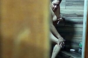 Spying On My Sister-In-Law Shaving And Masturbating Excitedly! So Sexy And Squirting.