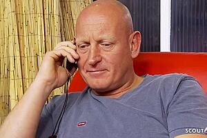 sexy escort milf chloe conrad feels intense pleasure from rough no condom fuck by big dick old guy