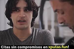 two guys fuck a hot blonde spanish submissive 😍 homemade creampie