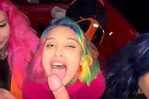 Girls Surprise Guy And Suck Him Off On Boat!