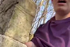 Kinky Easter Humiliation And Bdsm Orgasms In Forest