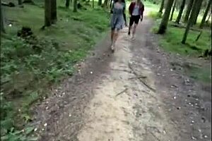 Bold Adult Games Escalate To Intense Lesbian Sex In Forest, Curvy Teens Riding And Cumming Hard