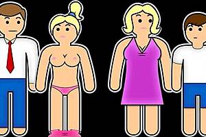 Boy gets to touch his stepsister's big natural tits 😍