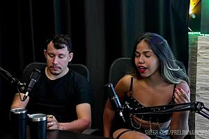 Bia Hot, are you humiliating your blonde partner in this swingers interview?