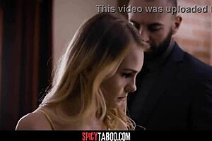 busty stepmom lets boyfriend knock up her stepdaughter in taboo reality