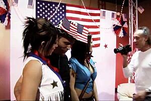 Brooke and austin feel the passion in this hardcore foursome with riding and blowjobs