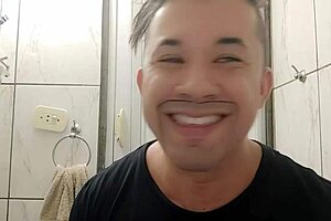 New house, trolling my girlfriend by throwing cards at her