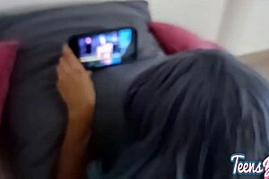 Innocent Latina Girlfriend Emotionally Begs For Assfucking As Birthday Gift